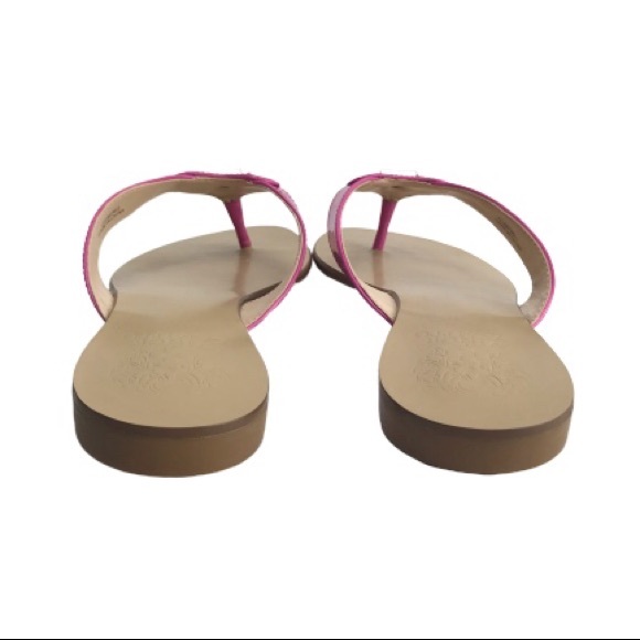 VINCE CAMUTO Flip Flops Shocking Pink Jo-Vacini - Picture 4 of 8
